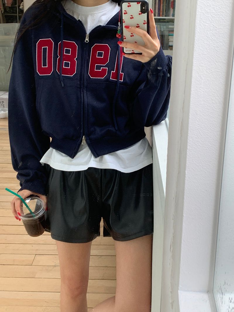 [Additional Fluff option] 1980 two-way hooded zip-up