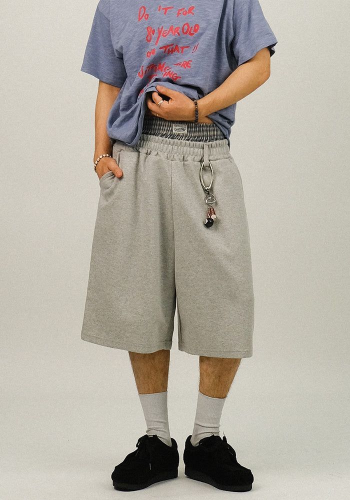 SEMIKAJI（セミカジ）の「DO チェック トランク レイヤード スウェット パンツ（パンツ）」