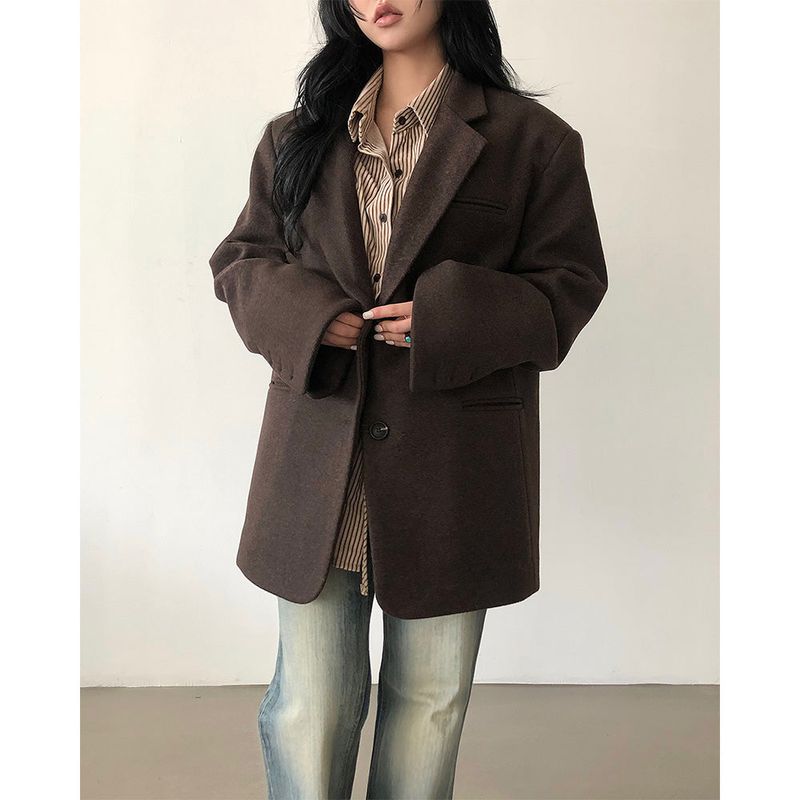Walnut Wool Jacket