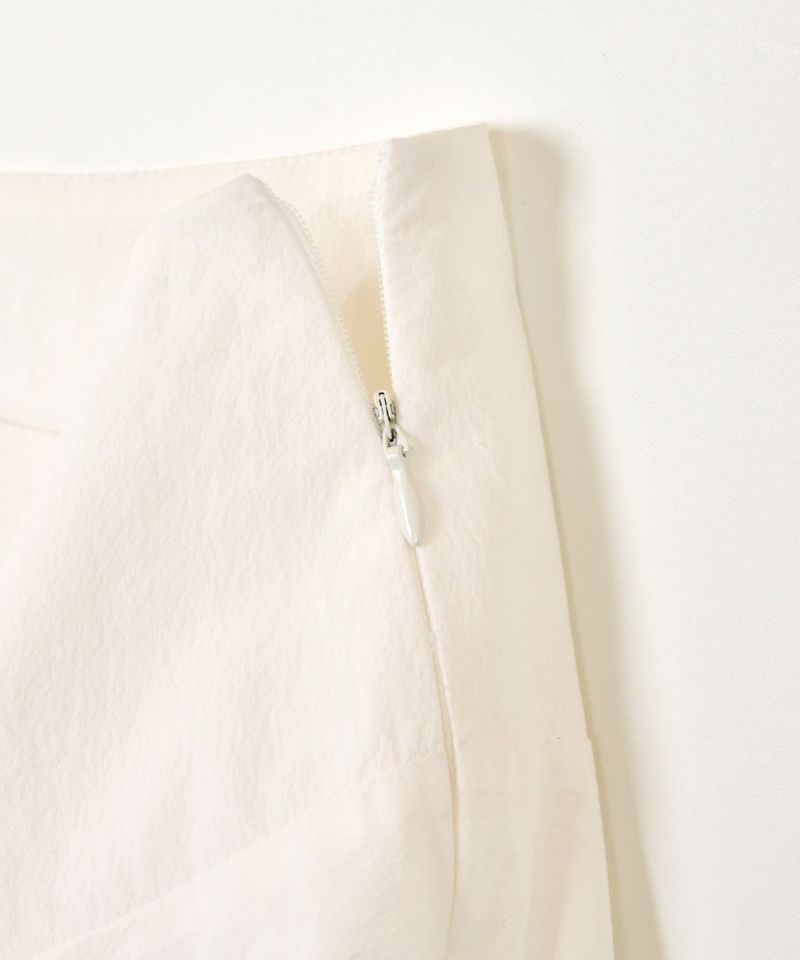 BALLOON MINI SKIRT WHITE