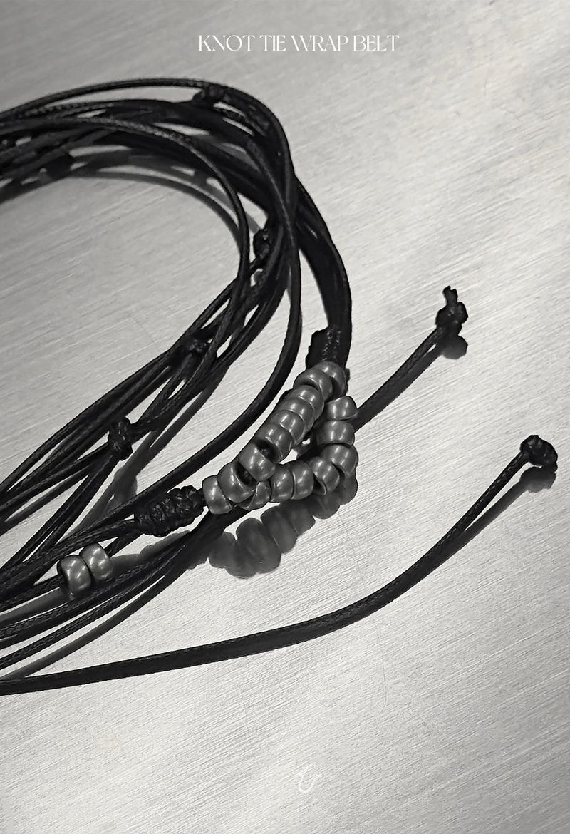 knot tie wrap belt