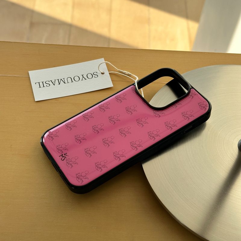 Tattoo Color Pink epoxy bumper case