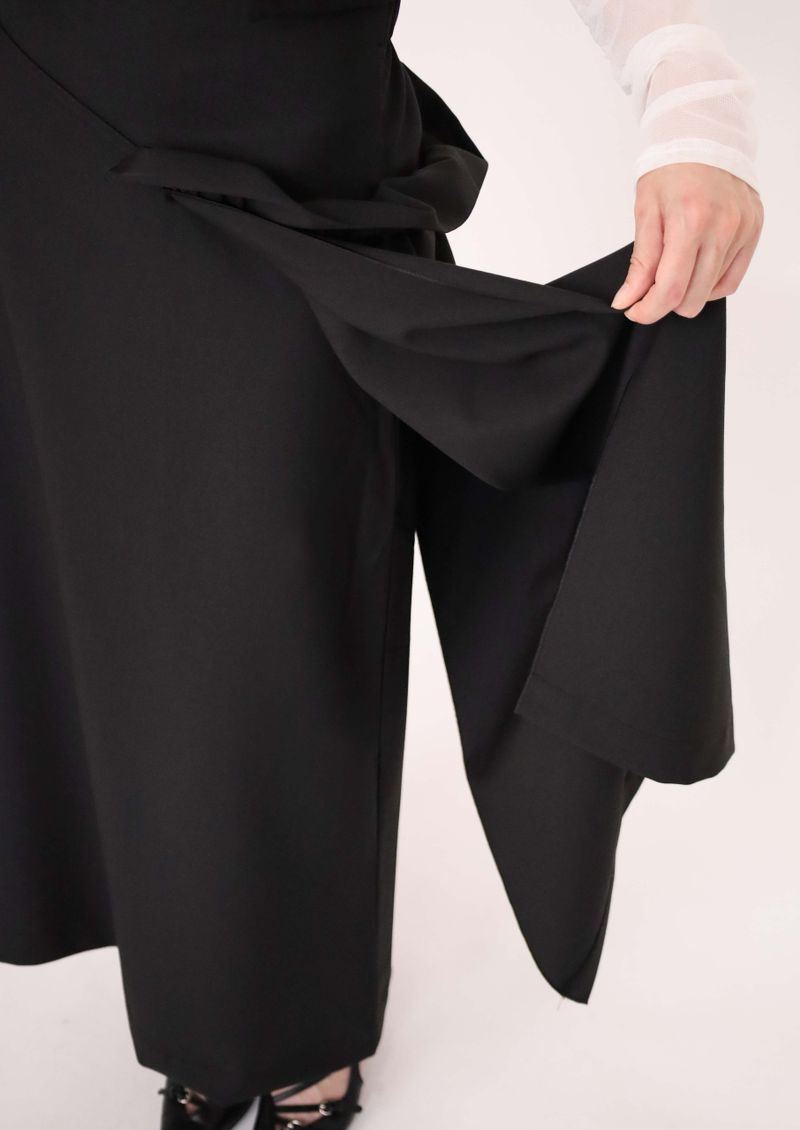 Wrinkle Layered Skirt