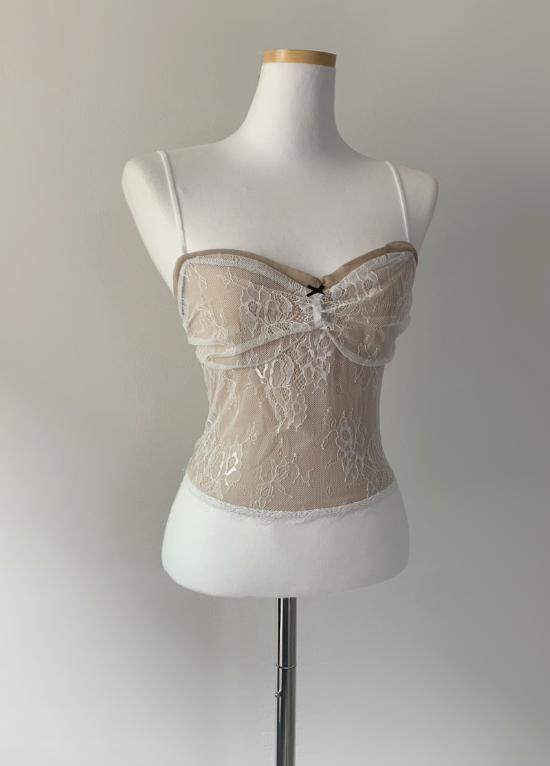 Eilana Ribbon Lace Top