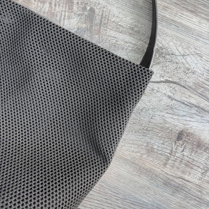 Black Mesh Shoulder Bag