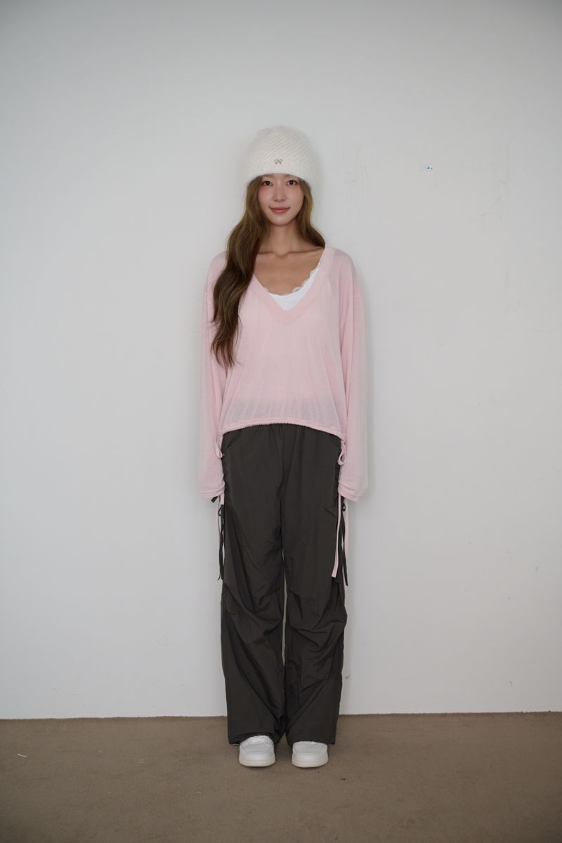 BREEZE SHEER V-NECK T-SHIRT