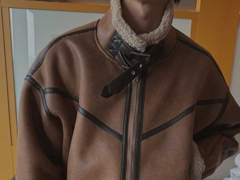 ASCLO Suede Crop Mustang Jacket (3color)