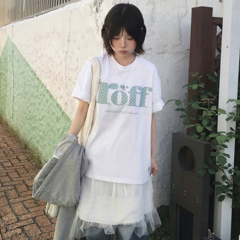 RANDOMOFF（ランダムオフ）の「RÖFF TYPE PLAY DOT T-SHIRT [MINT] (3color)（Tops）」