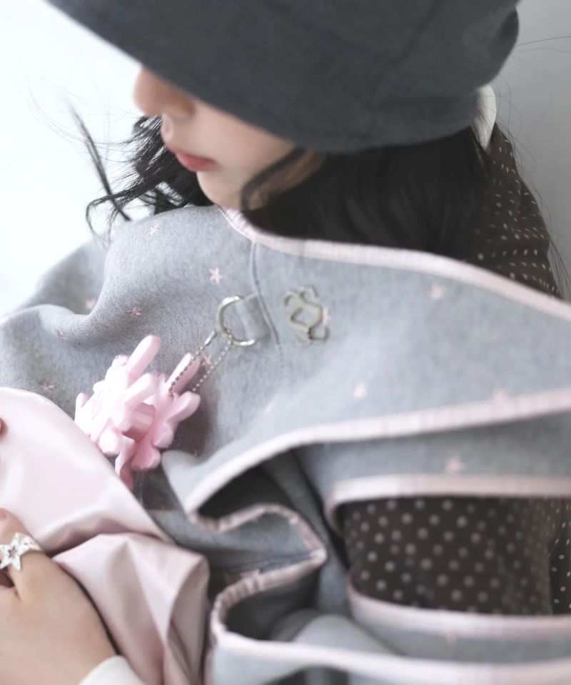 Bow Shoulder Bag (Pink Star)