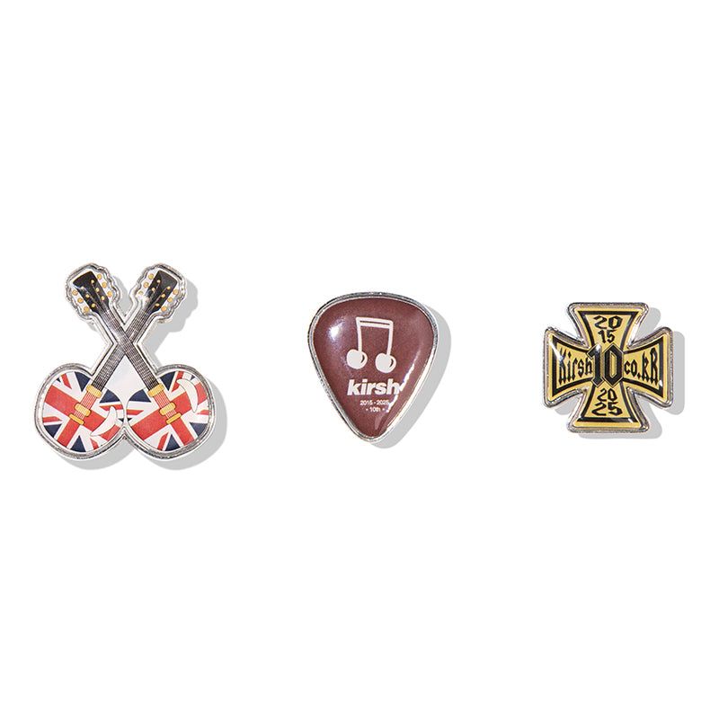 KIRSH 10TH METAL PIN BADGE SET [MULTI]
