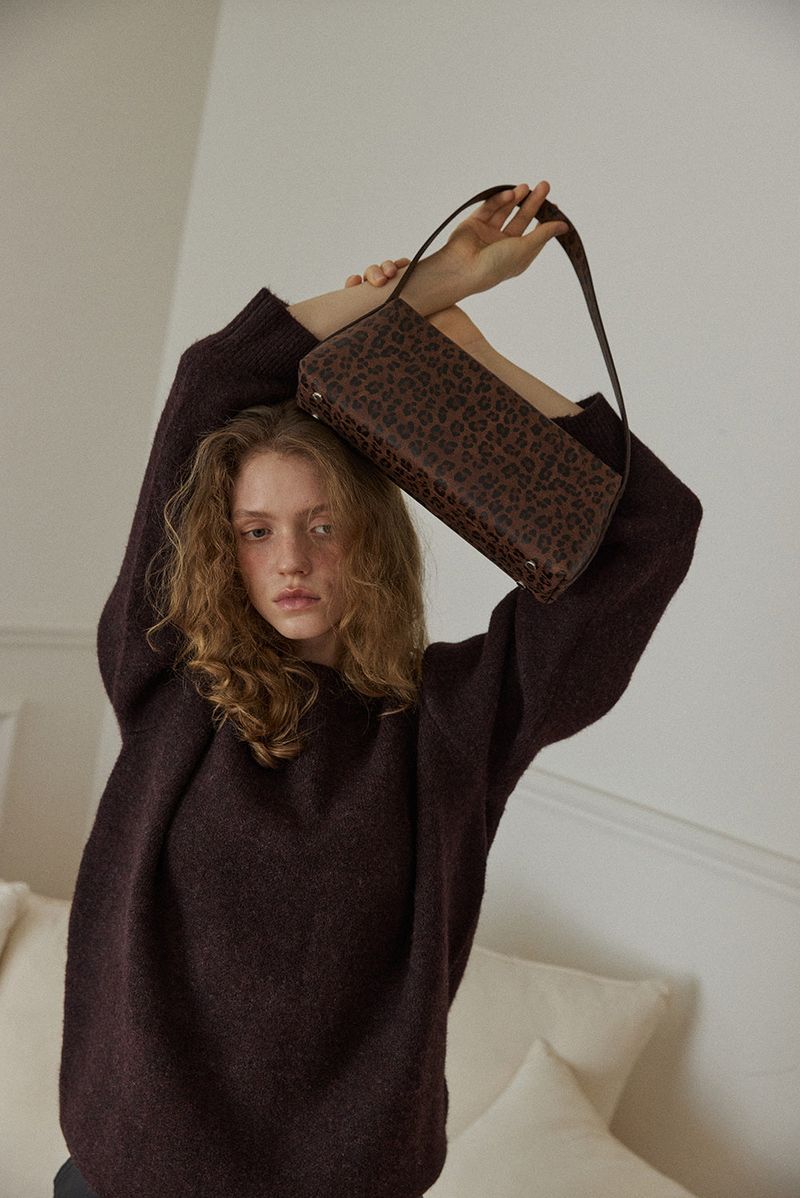 MADE_Linea Baguette Bag/ LEOPARD