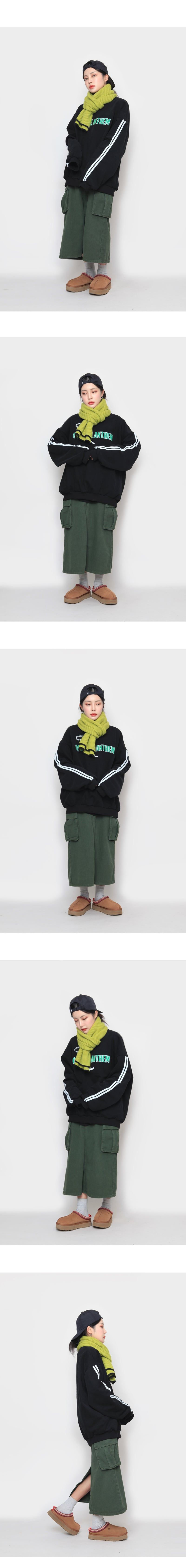 open cargo long skirt