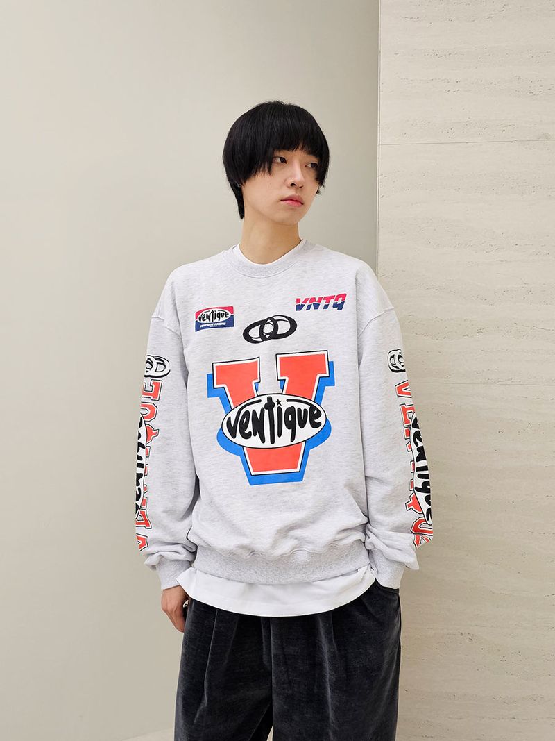 VENTIQUE Racing sweatshirt 2color