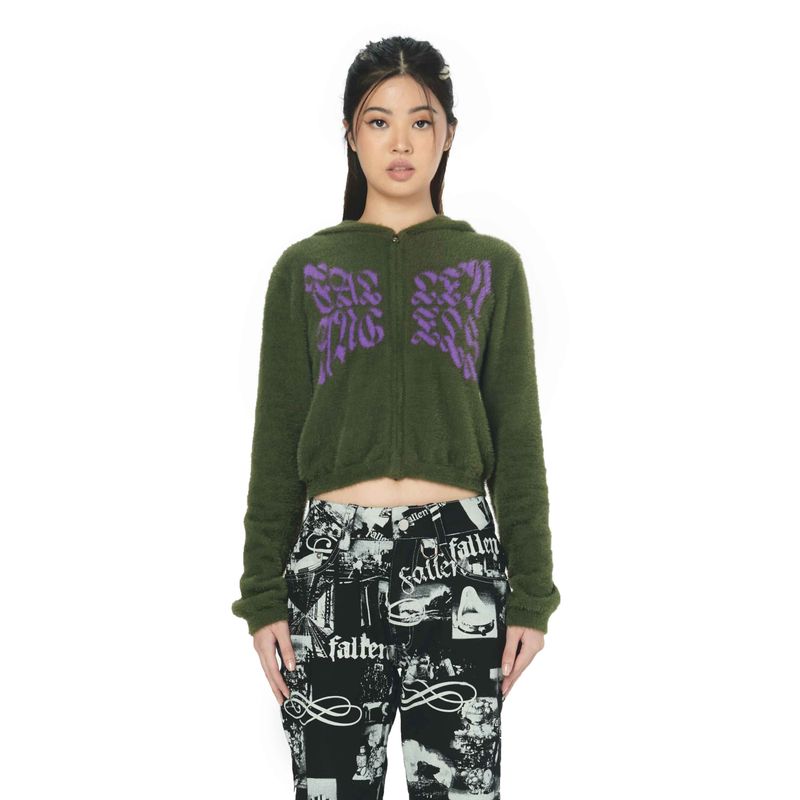 Fallen Angels(フォールンエンジェルズ)の「ABBA HOODIE JACKET_MOSS(Tops)」