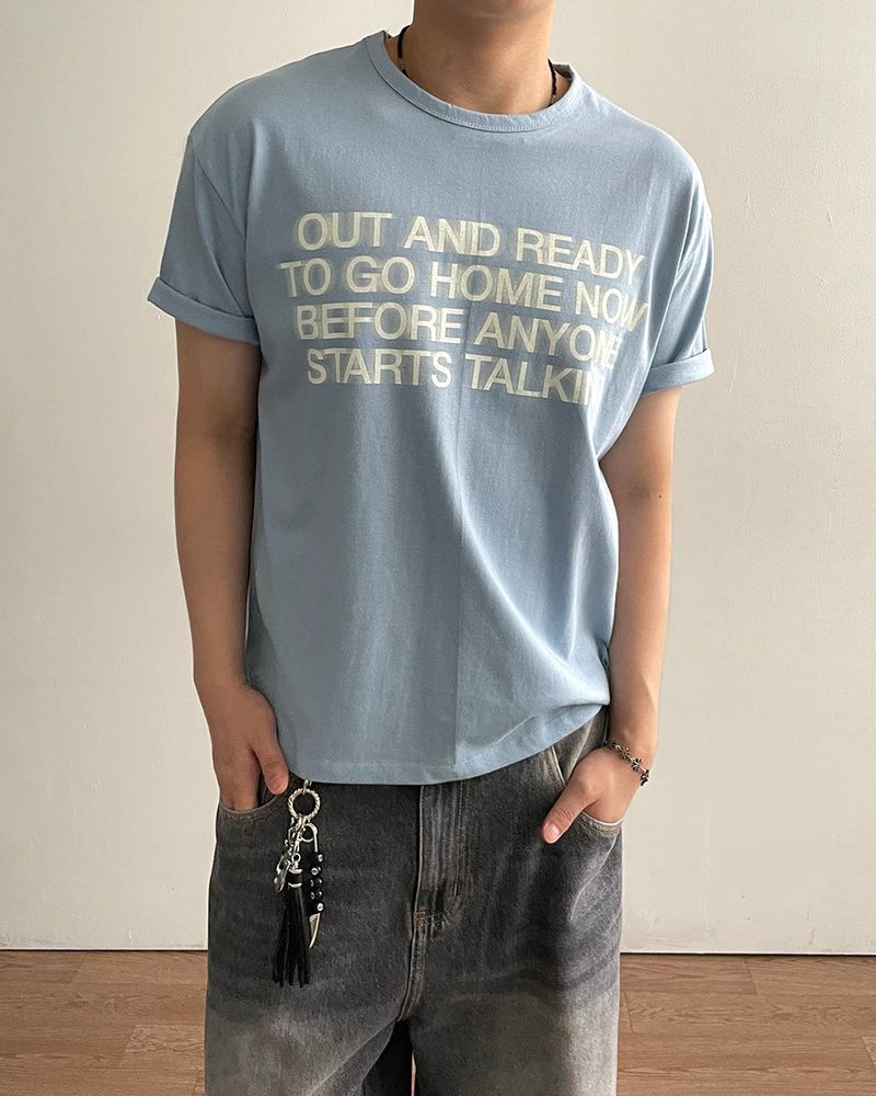 Blur Printing Short Sleeve T