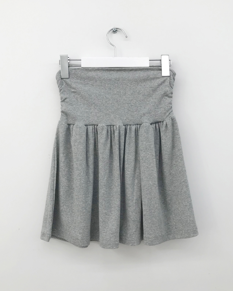 Moa Shirred Midi Skirt (4color) 