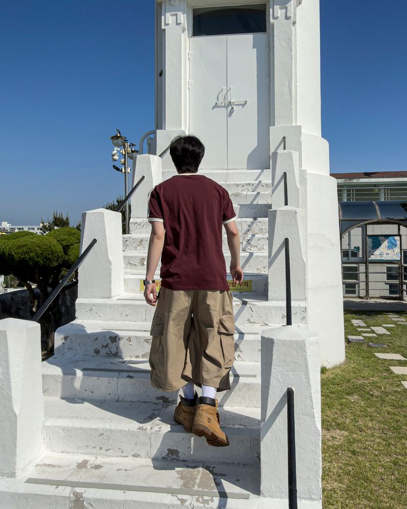 Jorbic 3D Cargo Bermuda Pants