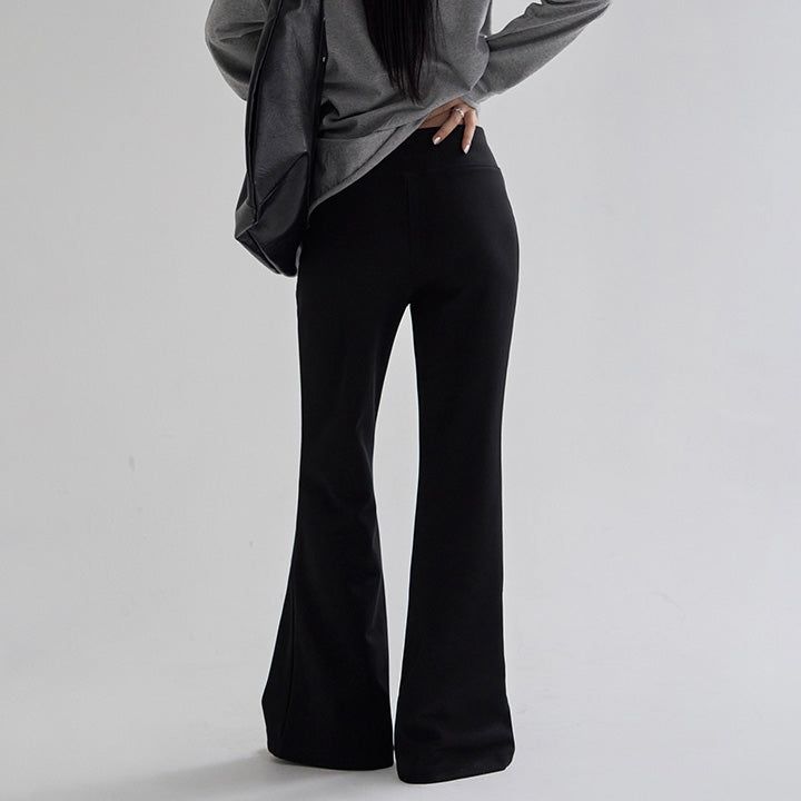 [made/free.xl] [Elto] String Bootcut Training Pants -5color