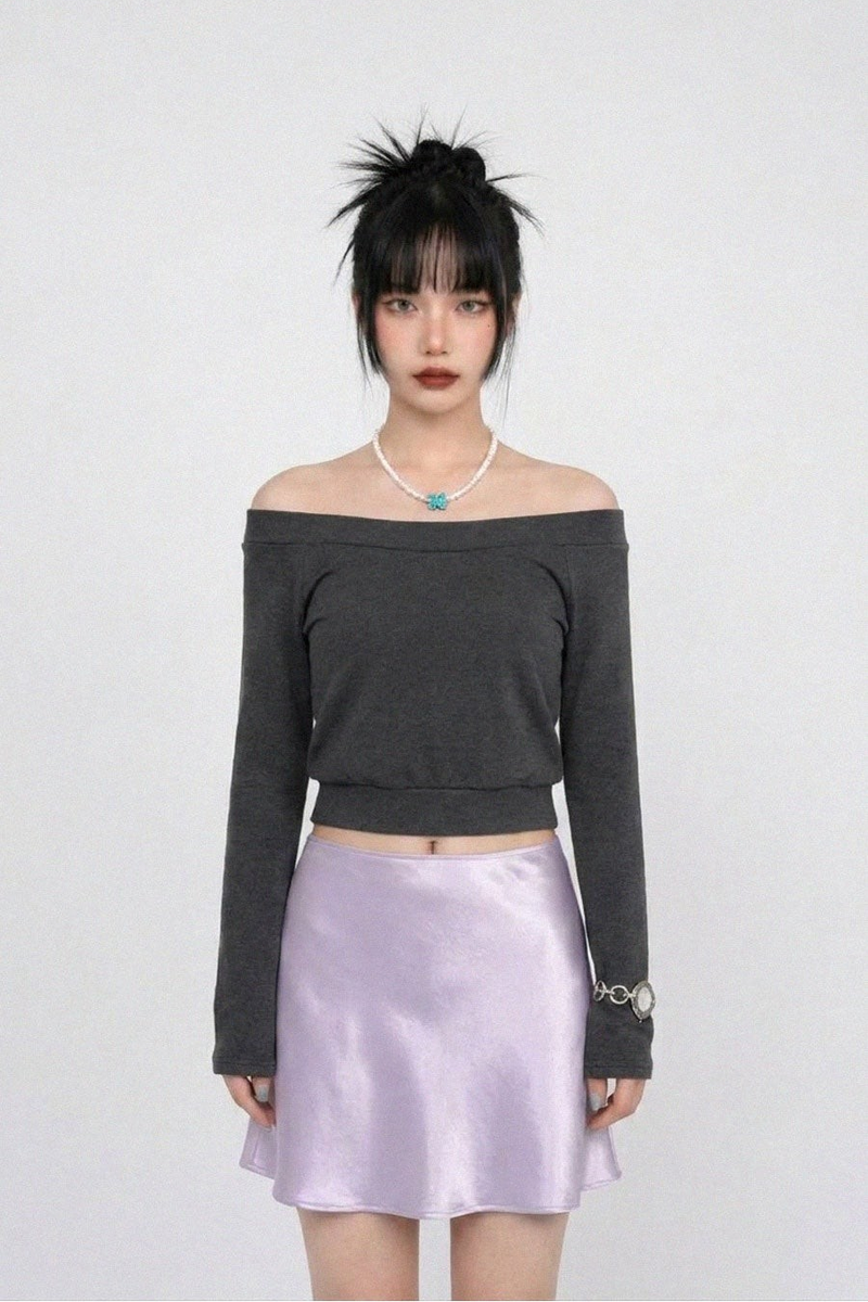 SATIN A-LINE MINI SKIRT (5COLORS!)