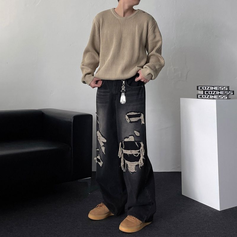 OA Mode Shoulder Round Knitwear (4 colors)