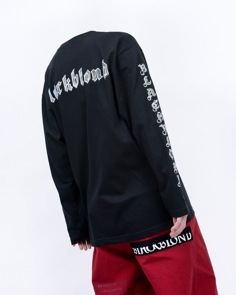 BBD Sketch Logo Long T-Shirt (Black)