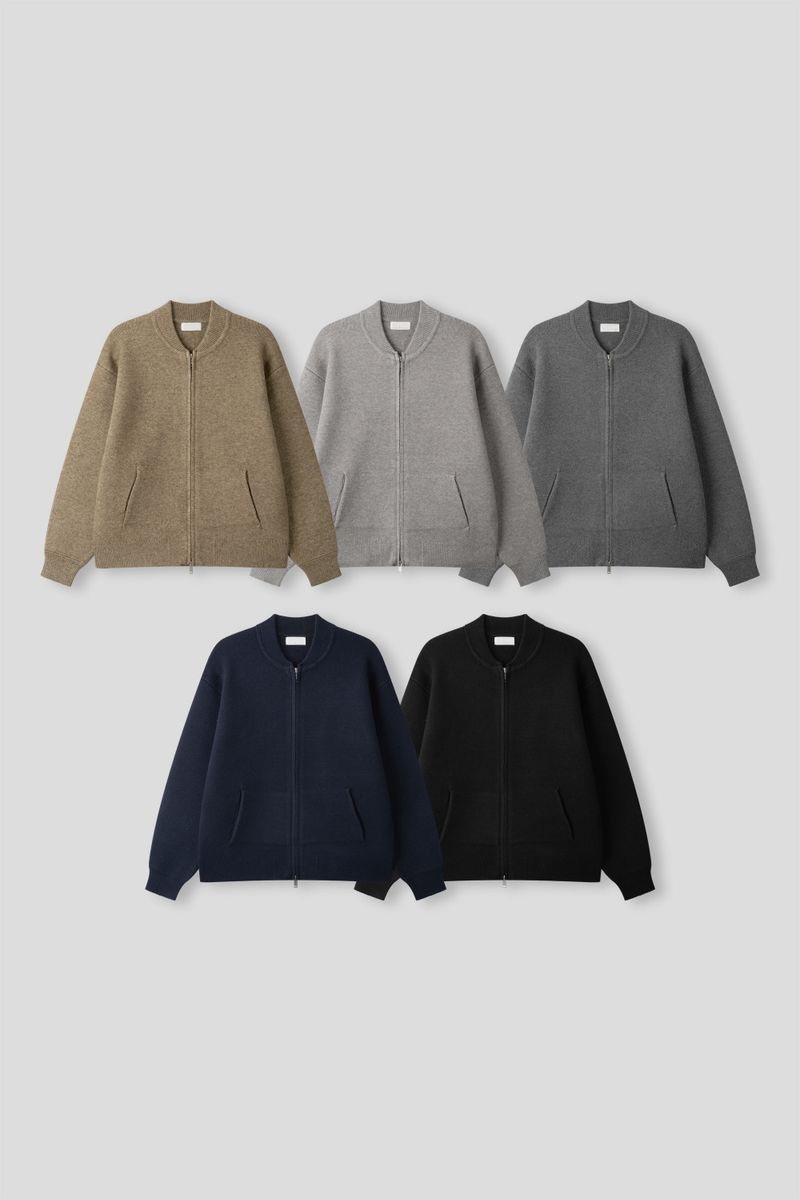 Perion Round Two-Way Cardigan 5COLOR