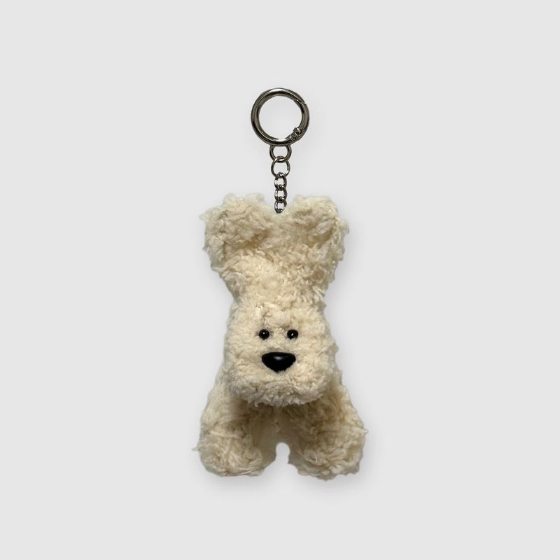 Papimyong（パピミョン）の「[made] beige dog keyring（Toys/Key Holders）」