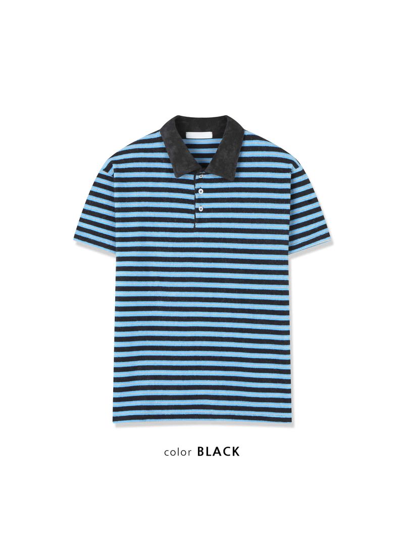 Barney Terry Collar Top