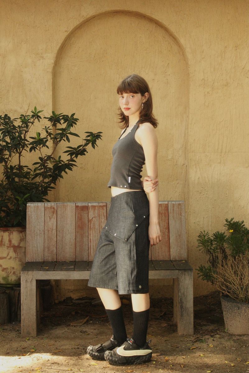 Rivet Halter Tops