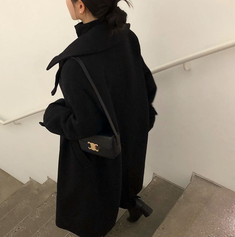 [BELLIDE MADE] Euriphyan Hidden Oversized Fit Single Long Coat