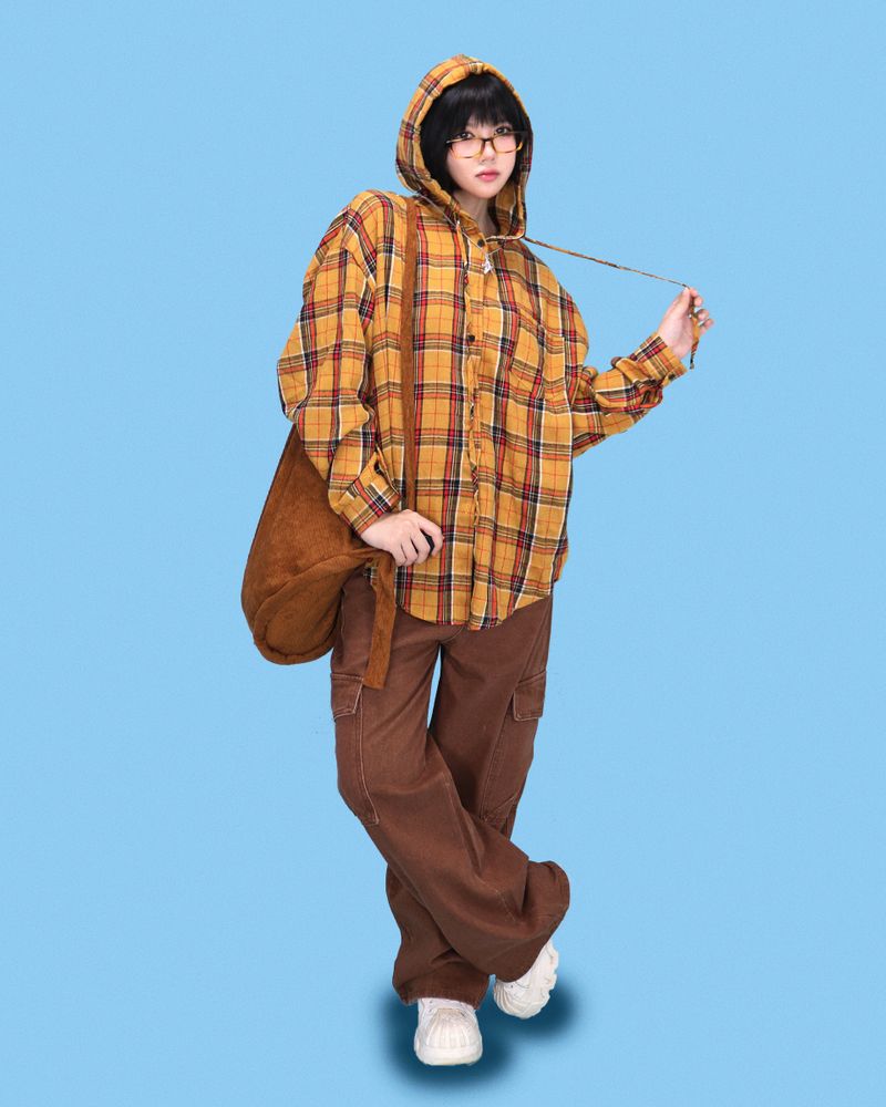 brown pocket cargo pants