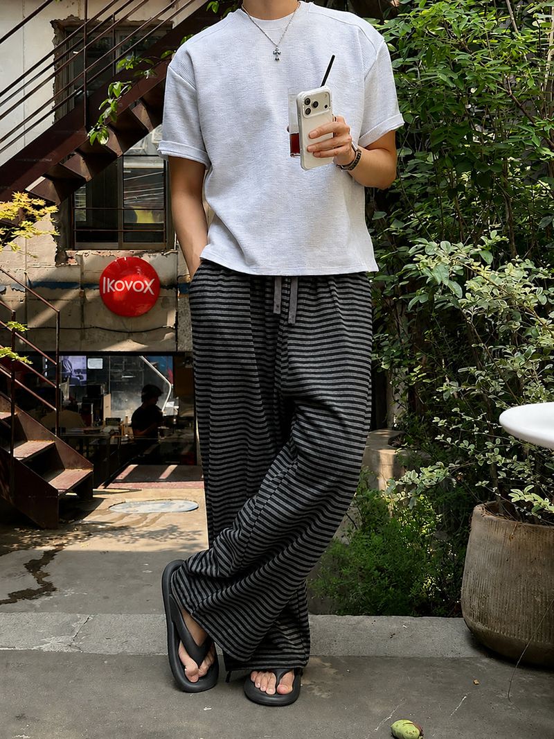 LMN Coast Striped Sweatpants (3 colors)