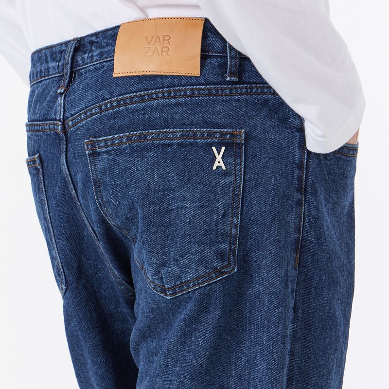 Signature Stud Regular Fit Denim Pants Dark Indigo