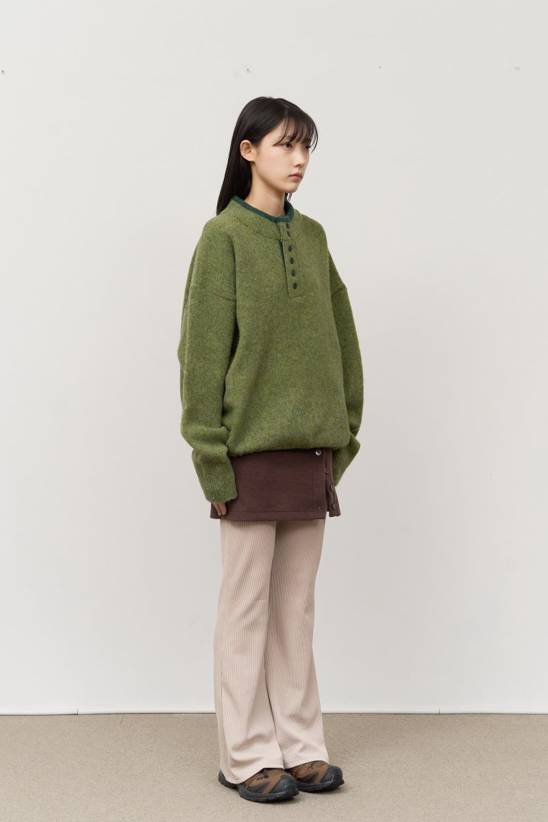 (W) Jent Button Skirt