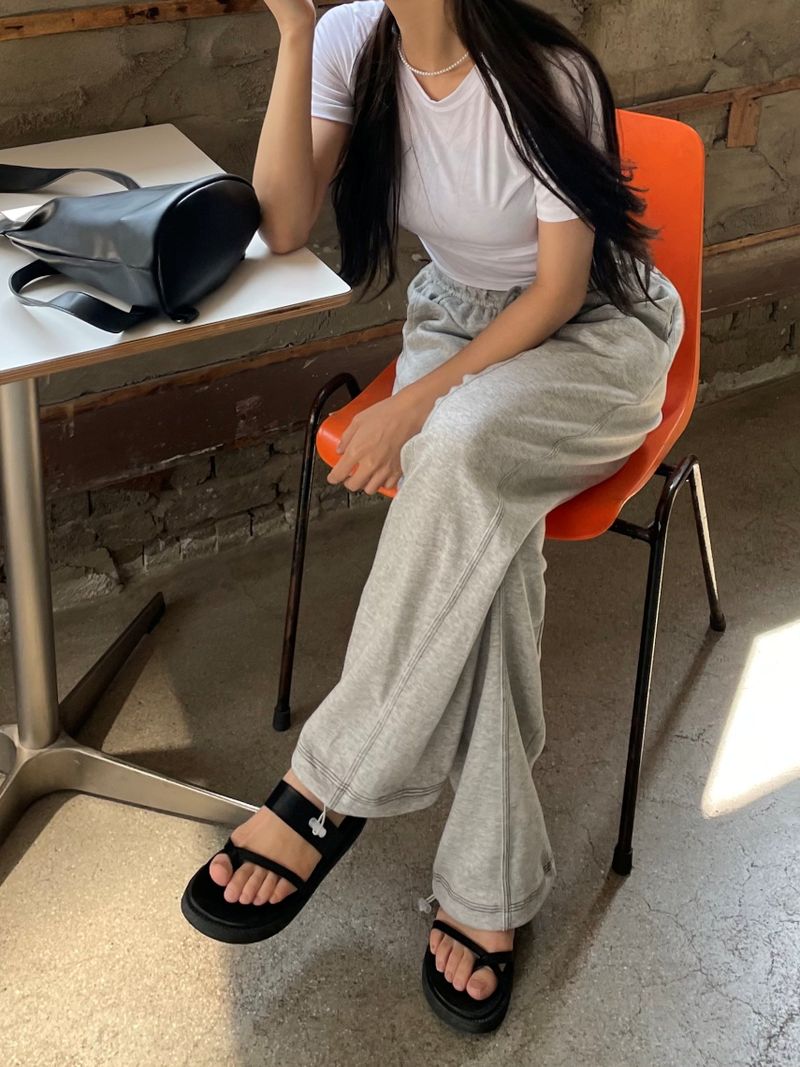 Tight slim half T