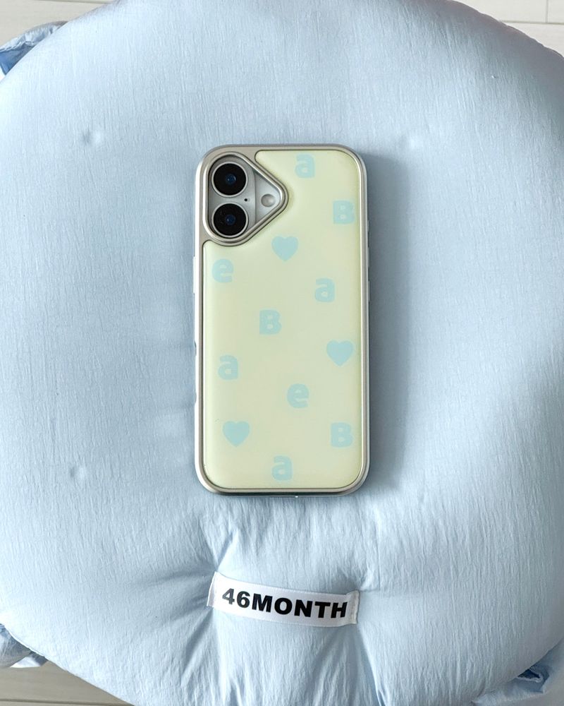 ABOE（アビオエ）の「ニューロゴレモンブルー シルバーエポキシケース（スマホグッズ/小物）」