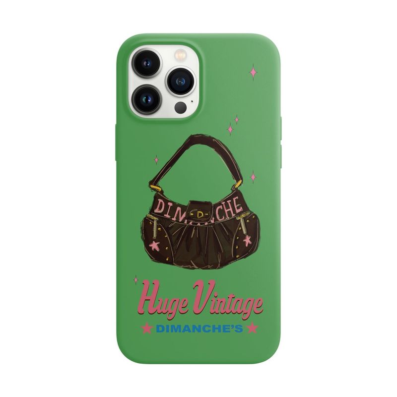 BROWN VINTAGE BAG CASE (GREEN)