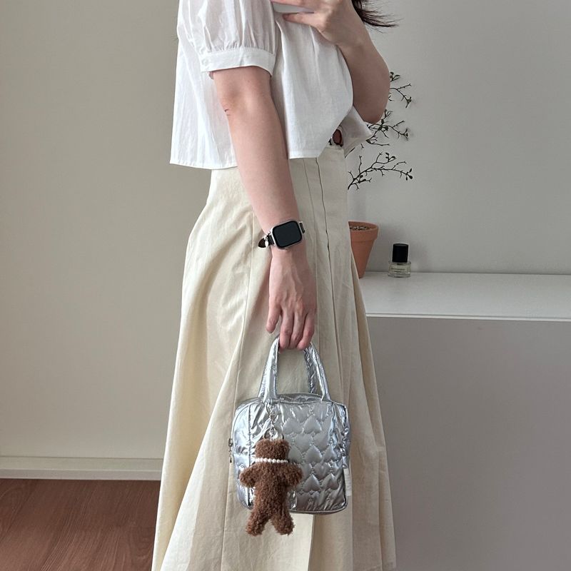 boboz silver heart bag