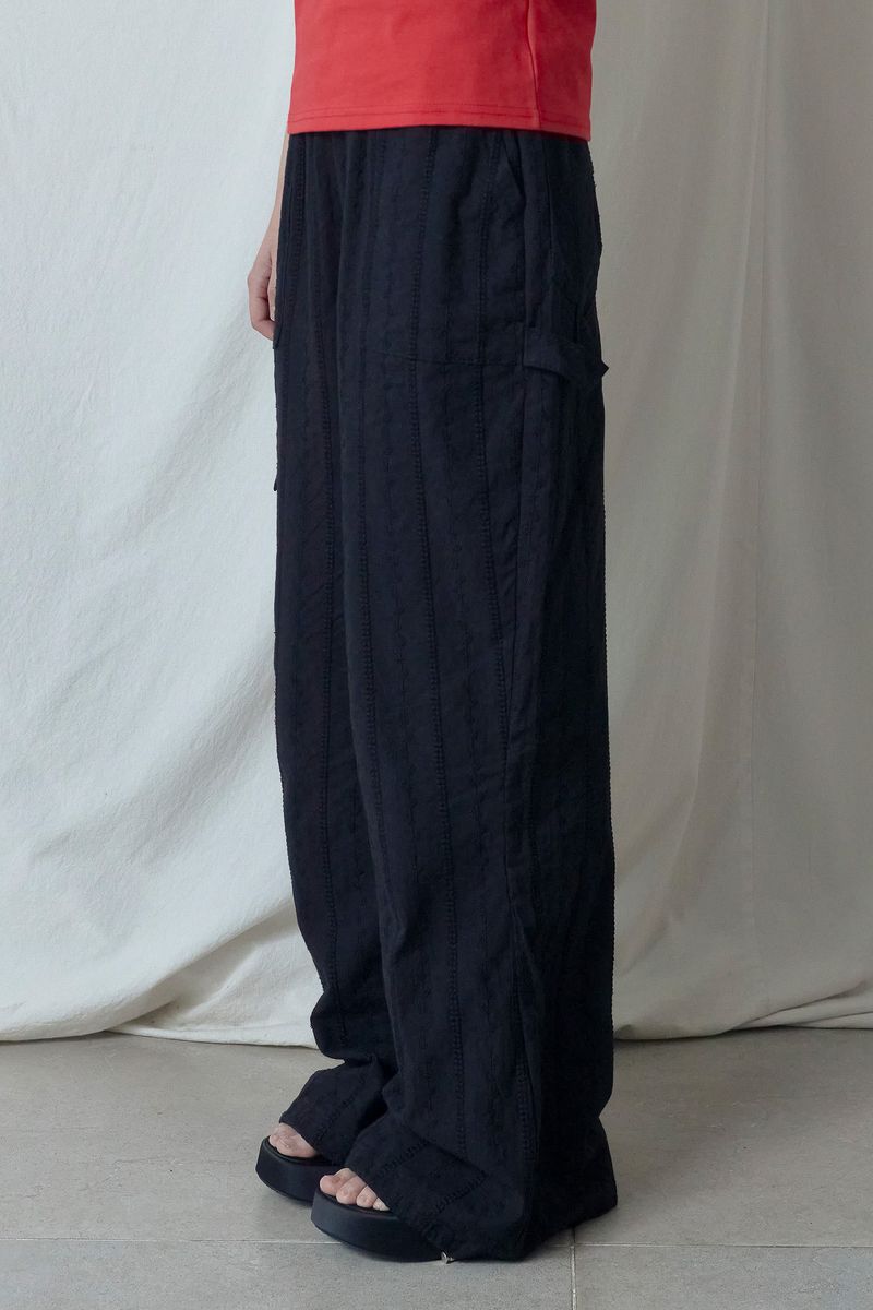 Punching Cargo Pants [Black]