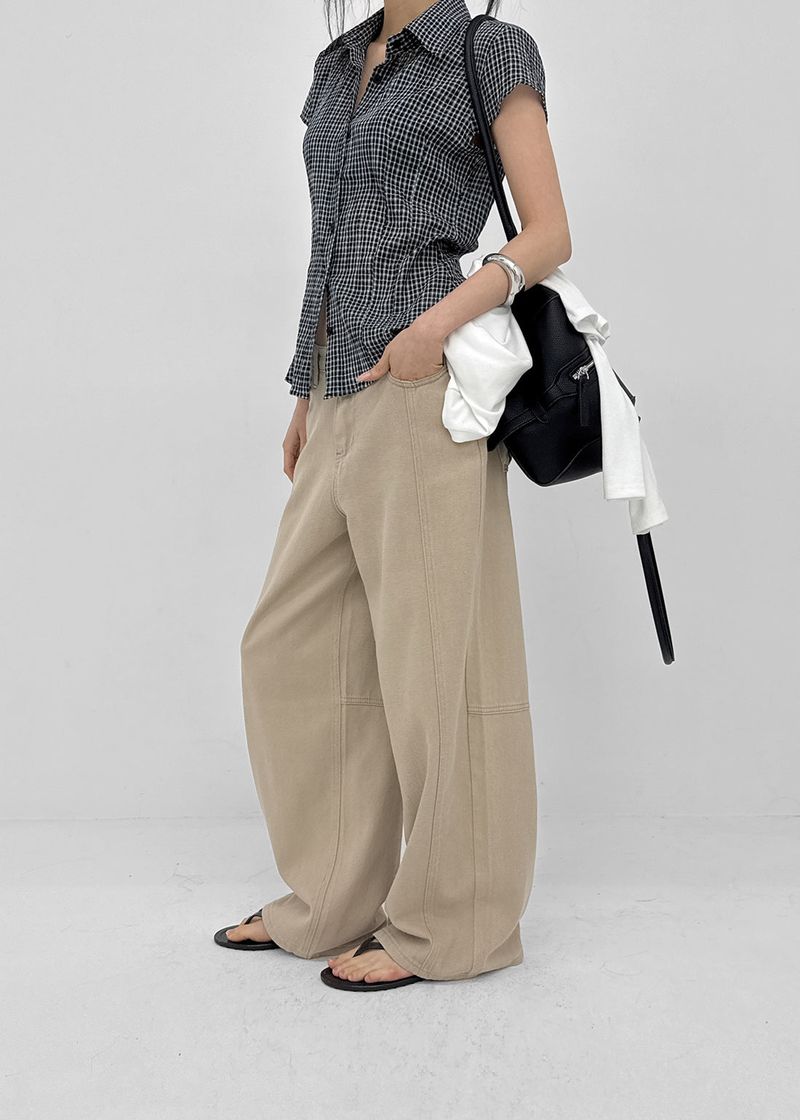 BLACKUP（ブラックアップ）の「[MADE] Rolly Back-Pocket Summer Wide Cotton Pants（Pants）」