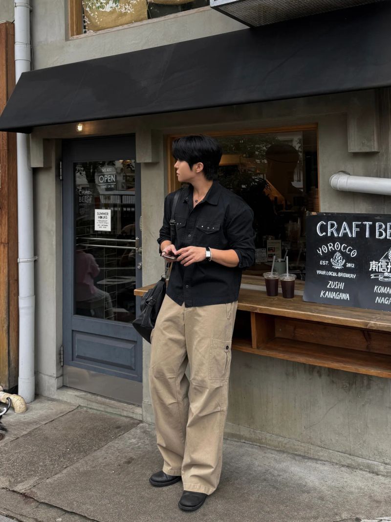 ポイ ミリタリー ウォッシュド パンツ