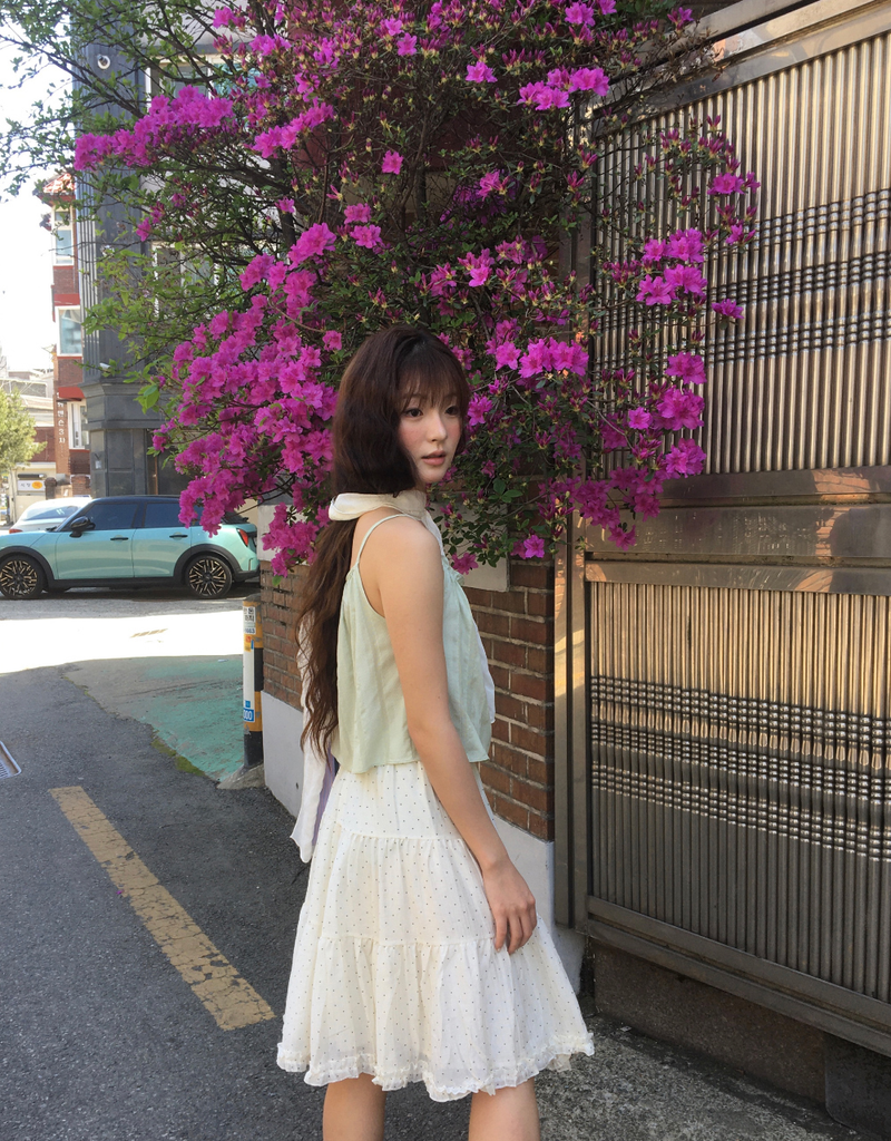 Paul Rose Lace Scarf (3color)