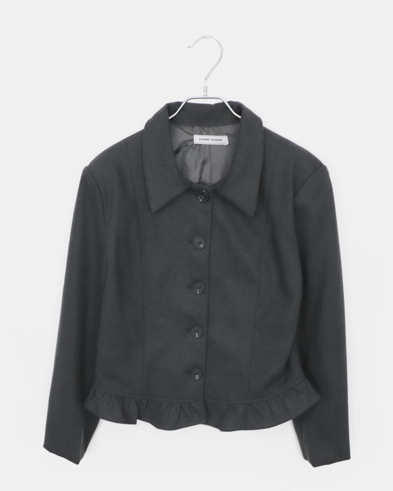 [MADE] Saeh Basic Seamed Collar Short Jacket