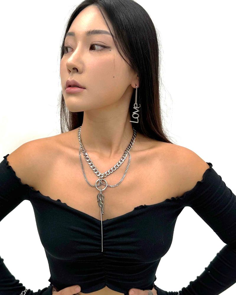 fire cape necklace