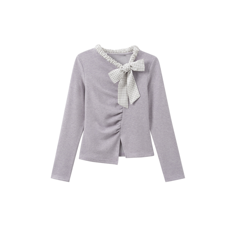Hazel Ribbon Shirring Knit Top
