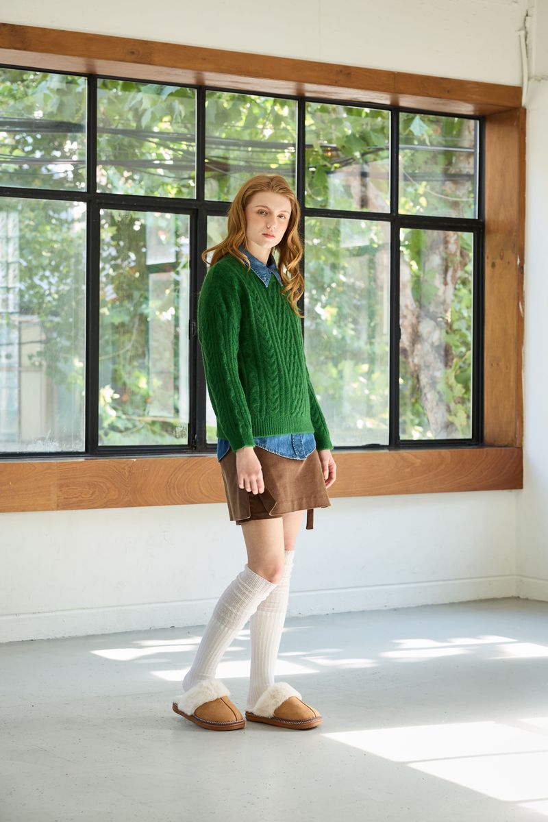 JUICY ROUND KNIT / GREEN
