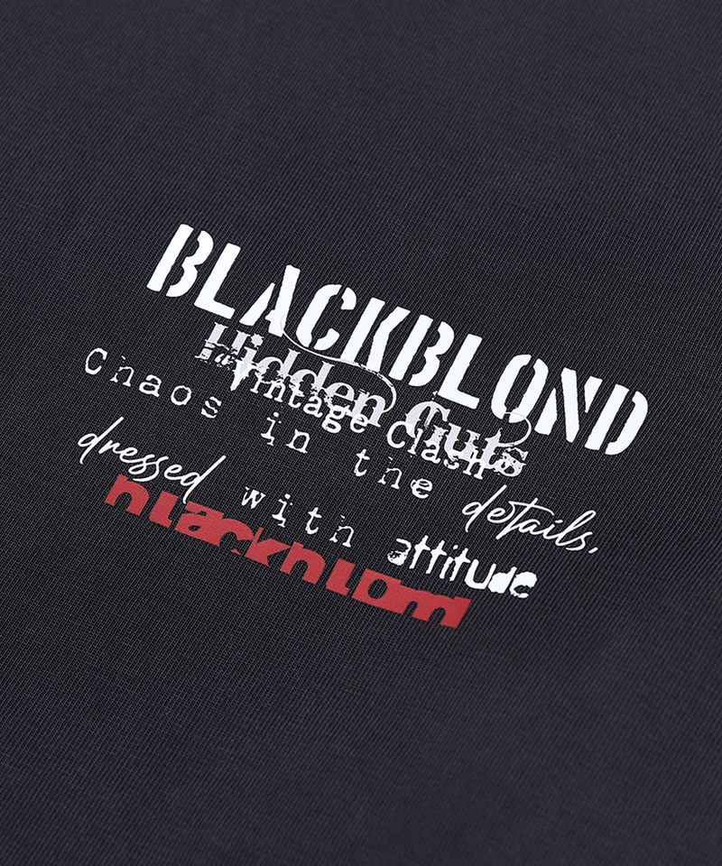 BBD ビンテージクラッシュピグメントTシャツ (ビンテージブラック)