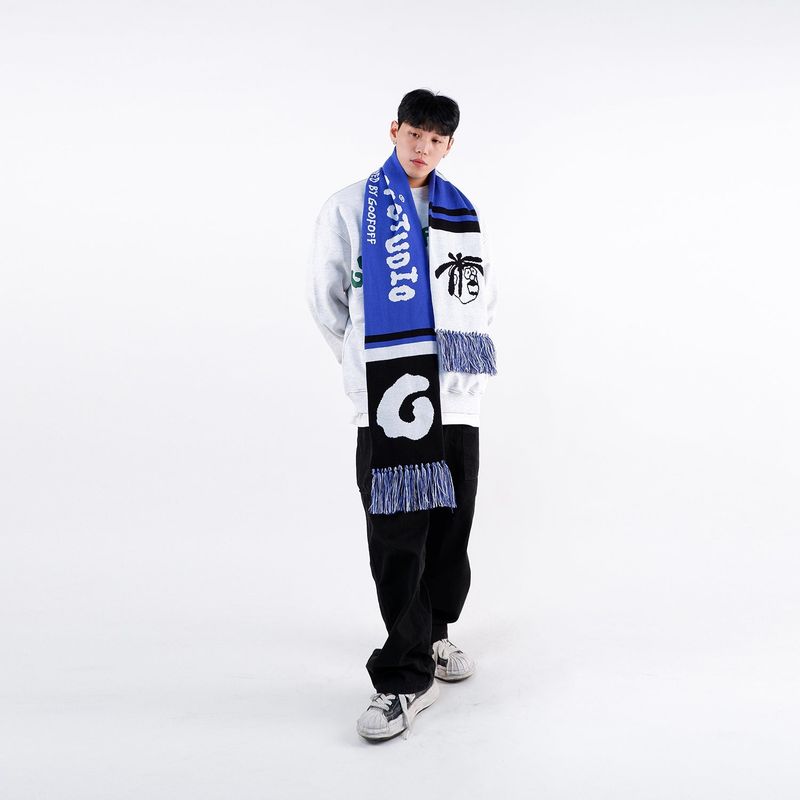 GOOFOFF LOGO MUFFLER -  ( BLUE )