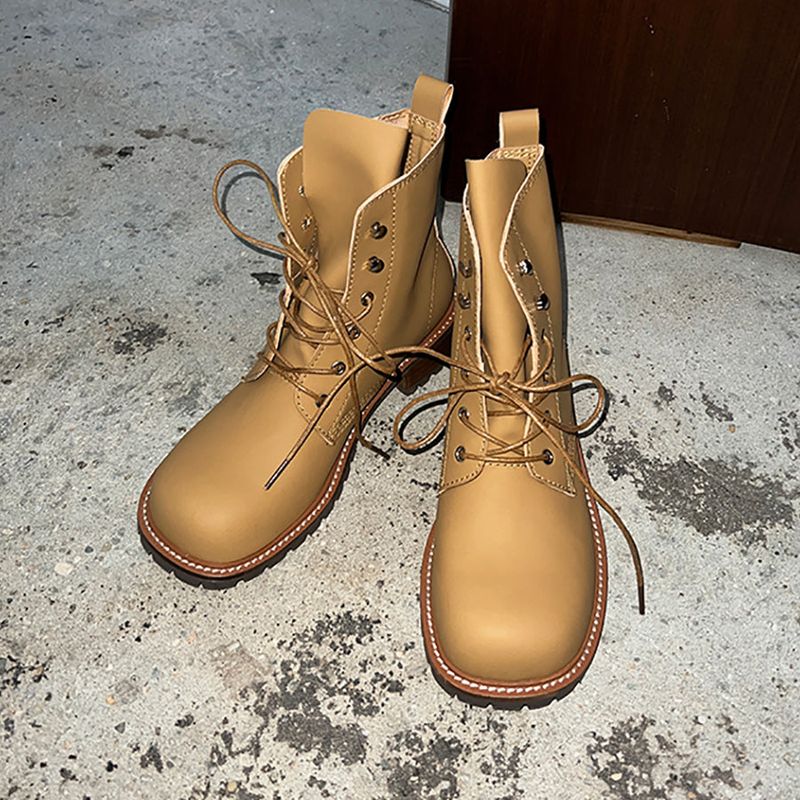 ULAN（ユレン）の「トンバーレースアップブーツ（Shoes）」