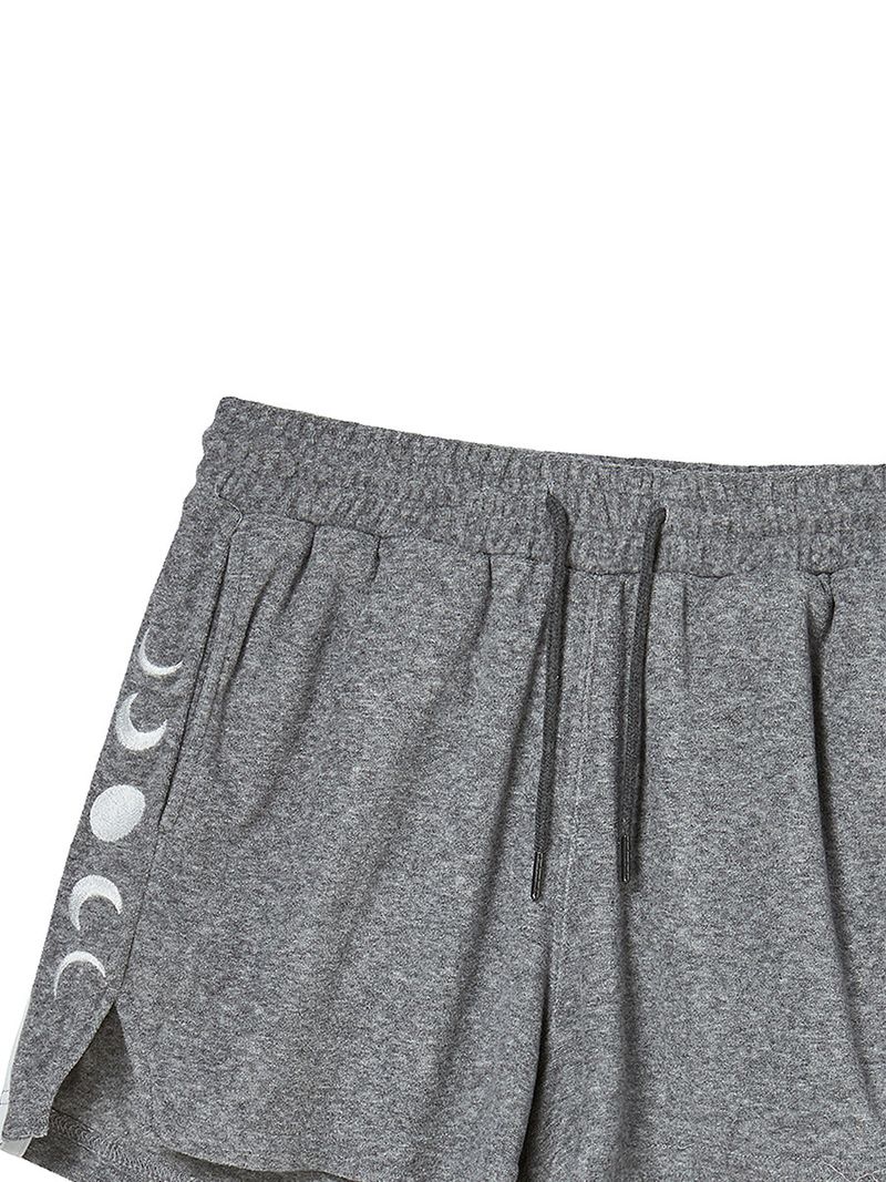 P.O.M FLUFFY SHORTS GREY